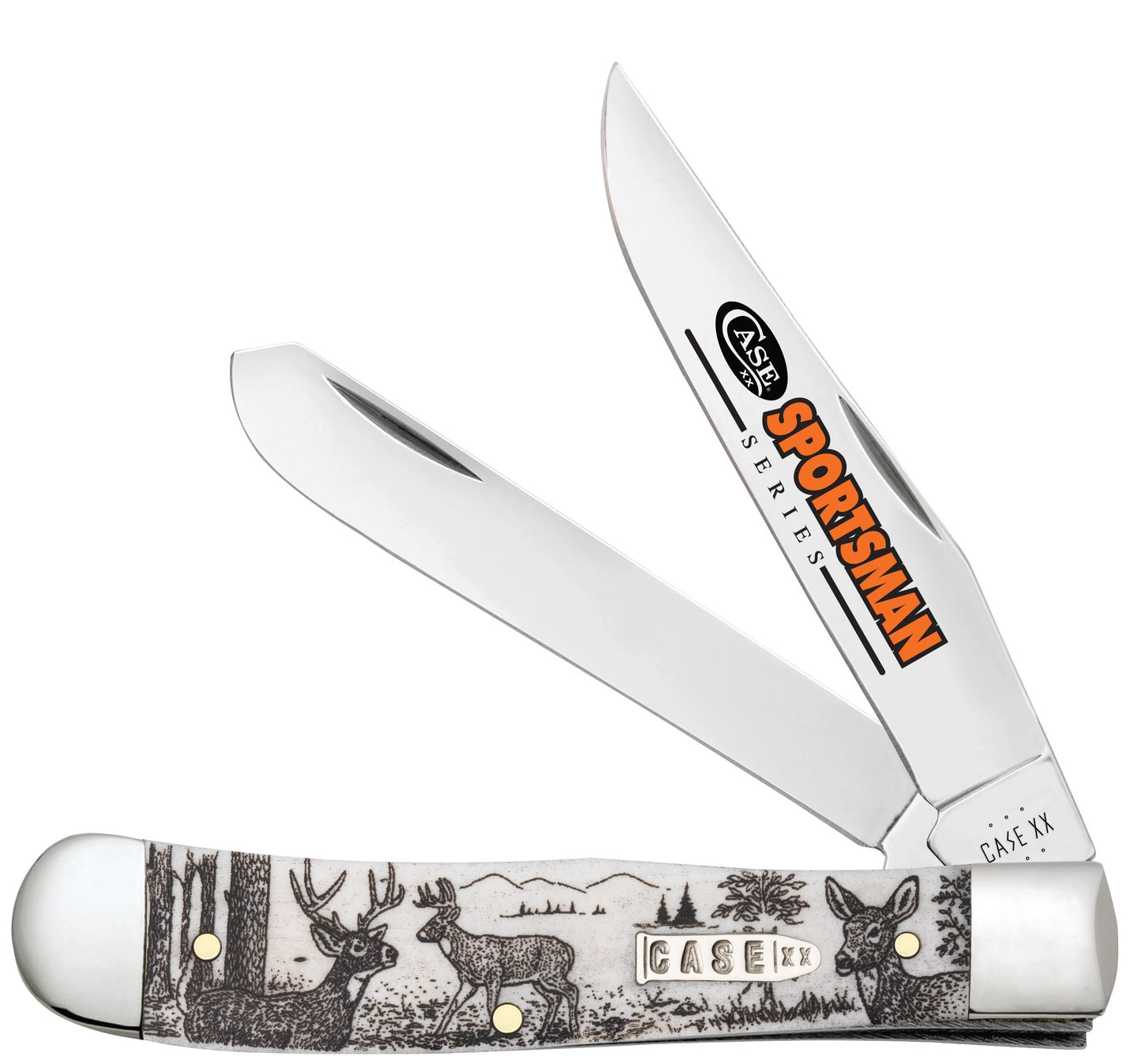 81220 SPORTSMAN SERIES DEER NATURAL BONE TRAPPER