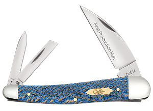 Blue Sycamore Wood Smooth Seahorse Whittler 93738