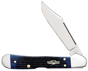 Navy Blue Jigged Bone Mini Copperlock 02864