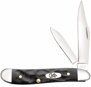 Rough Black Jigged Synthetic Peanut 18225