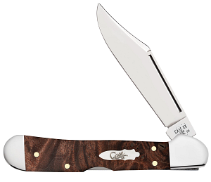 Brown Maple Burl Wood Mini Copperlock 64067