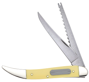 Yellow Synthetic Fishing Knife 00120