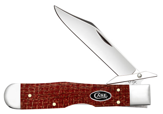 12277 DARK RED BURLAP MICARTA CHEETAH CUB