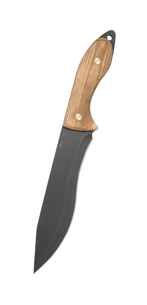 Smooth Natural Micarta Sasquatch Bowie 35101