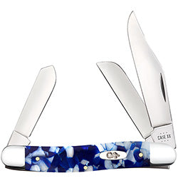 Blue Crackle Kirinite Smooth Stockman 50722