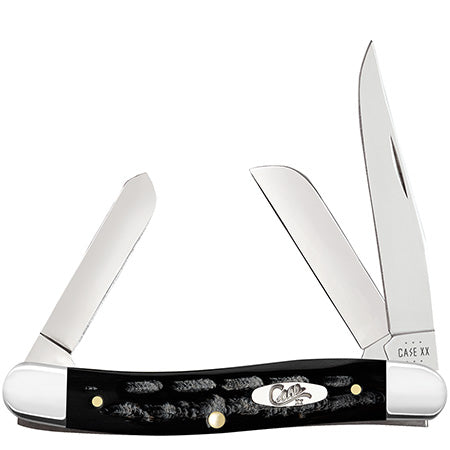 Jigged Buffalo Horn- Medium Stockman 65028