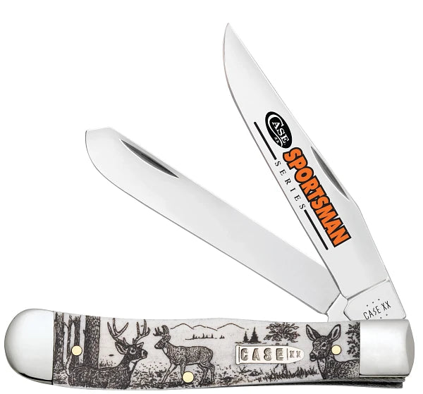 Sportsman Series Deer Natural Bone Smooth Trapper 81220