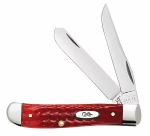 Pocket Worn Old Red Bone Mini Trapper 00784 *
