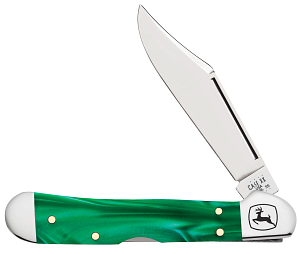 John Deere Smooth Green Pearl Kirinite Mini Trapper 15774