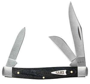 Black Micarta Medium Stockman 27818