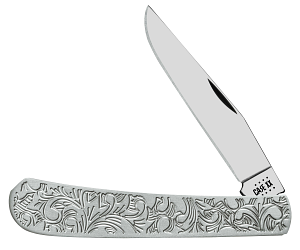 Chrome Filigree Canvas Trapper 10948